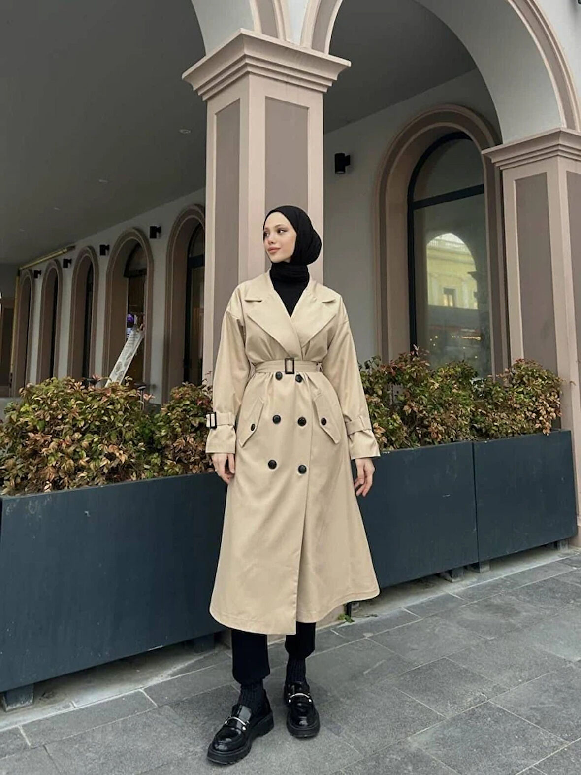 Melora Uzun Trençkot TNS-4322