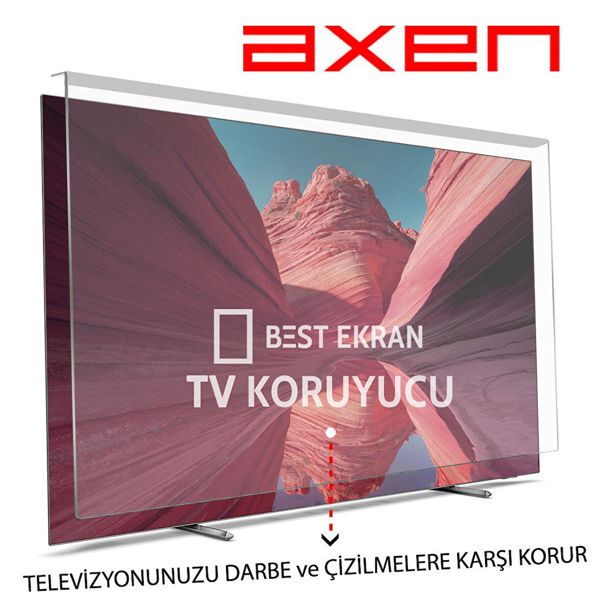 Axen 75" inç 190 Ekran KIRILMAZ Tv Ekran Koruyucu