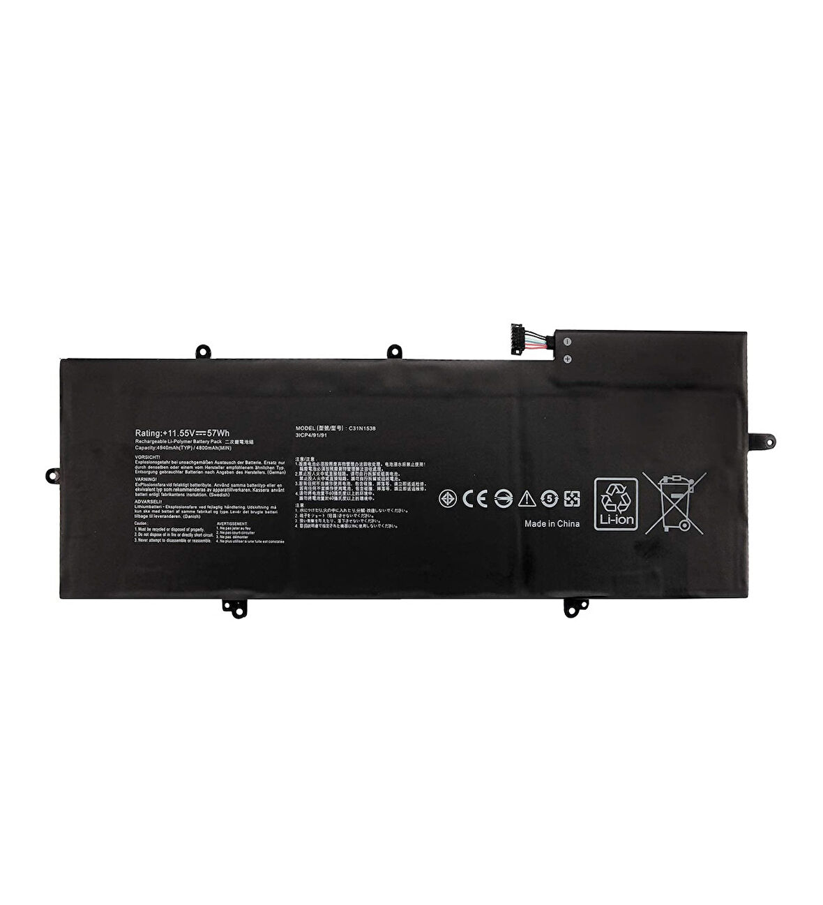 Asus UX360U UX360Ua UX360Uak C31N1538 Notebook Batarya Laptop Pil