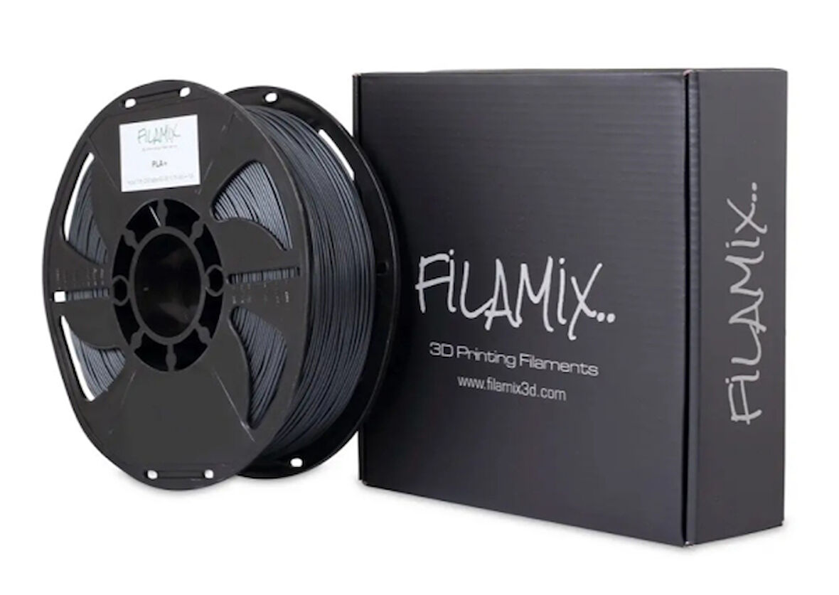 Filamix Gümüş Gri Filament PLA + 1.75mm 1 KG