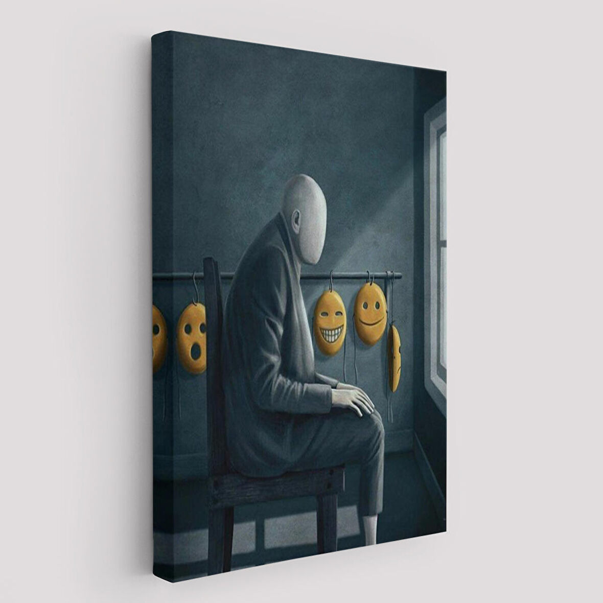 Gerçeküstü Psikolojik Trans Kanvas Tablo-5299