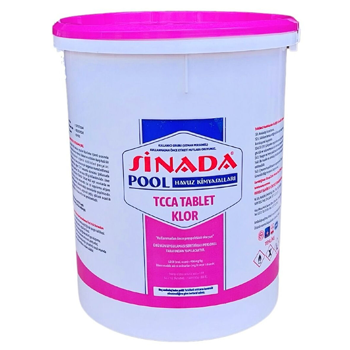 Sinada %90 Tablet Klor 20 kg - %90 Chlorine Tablets-ToptancıyızBiz