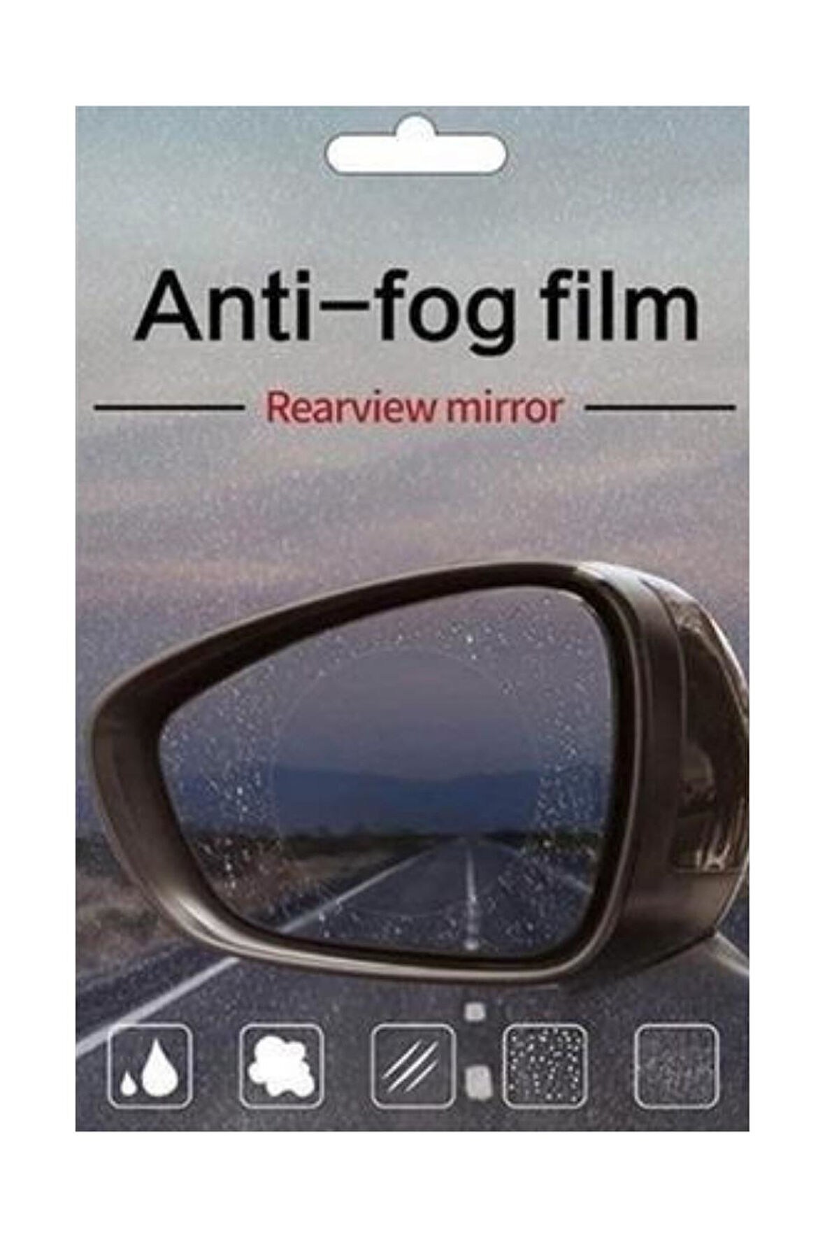 Vos Versa Araç Ayna Yağmur Kaydırıcı ve Cam Buğu Önleyici Film Şeffaf Beyaz VVHM00011