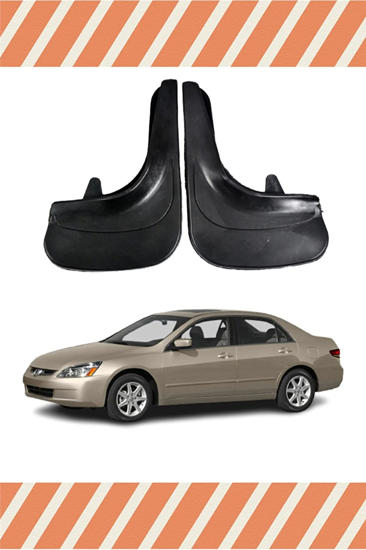 Honda Accord 2003-2008 uyumlu 2’li tozluk çamurluk paçalık koruma sağlar