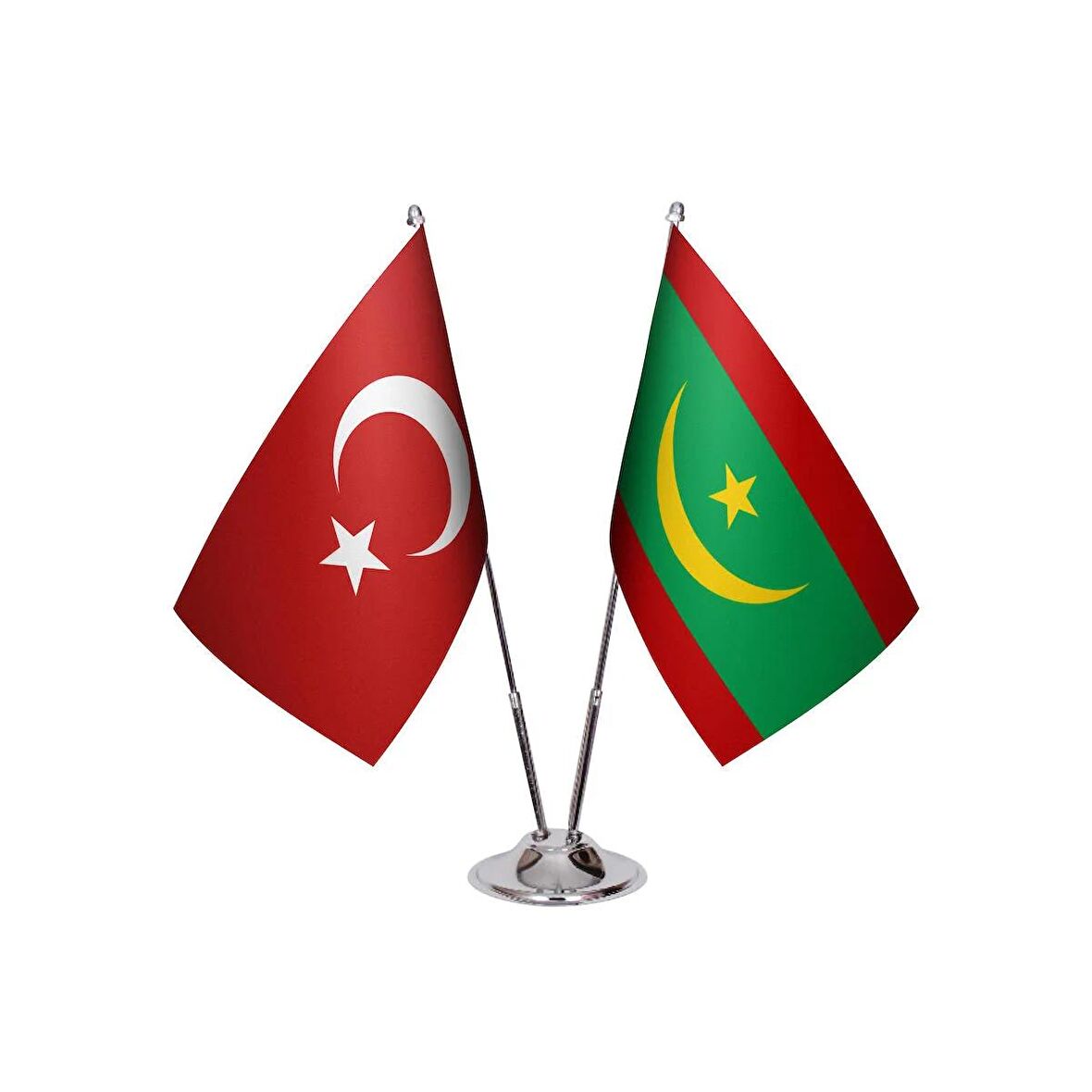 Moritanya İkili Masa Bayrağı