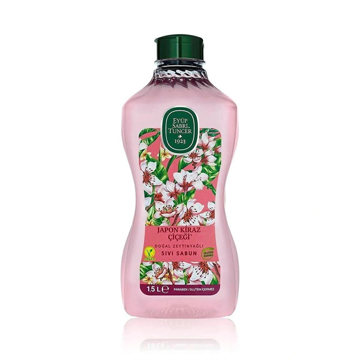 Japon Kiraz Çiçeği Doğal Zeytinyağlı Sıvı Sabun 1.5 lt 53051150018895