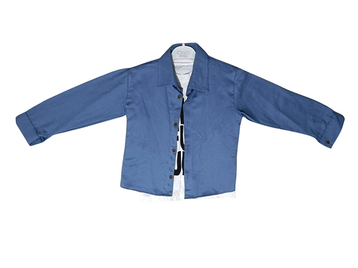 T-HIRTLÜ DÜZ ERKEK GÖMLEK