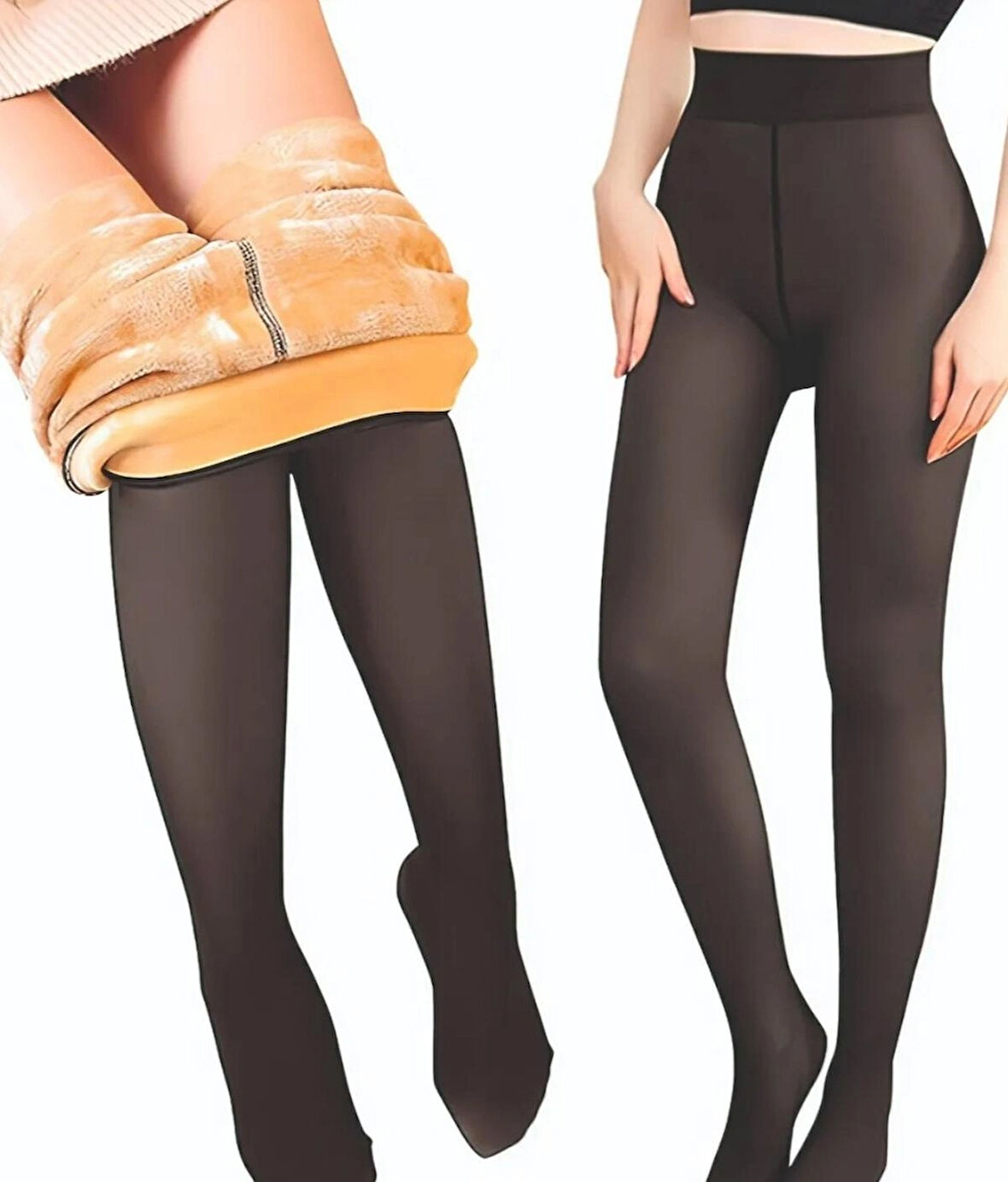POLARLI STANDART BEDEN KİLOTLU ÇORAP