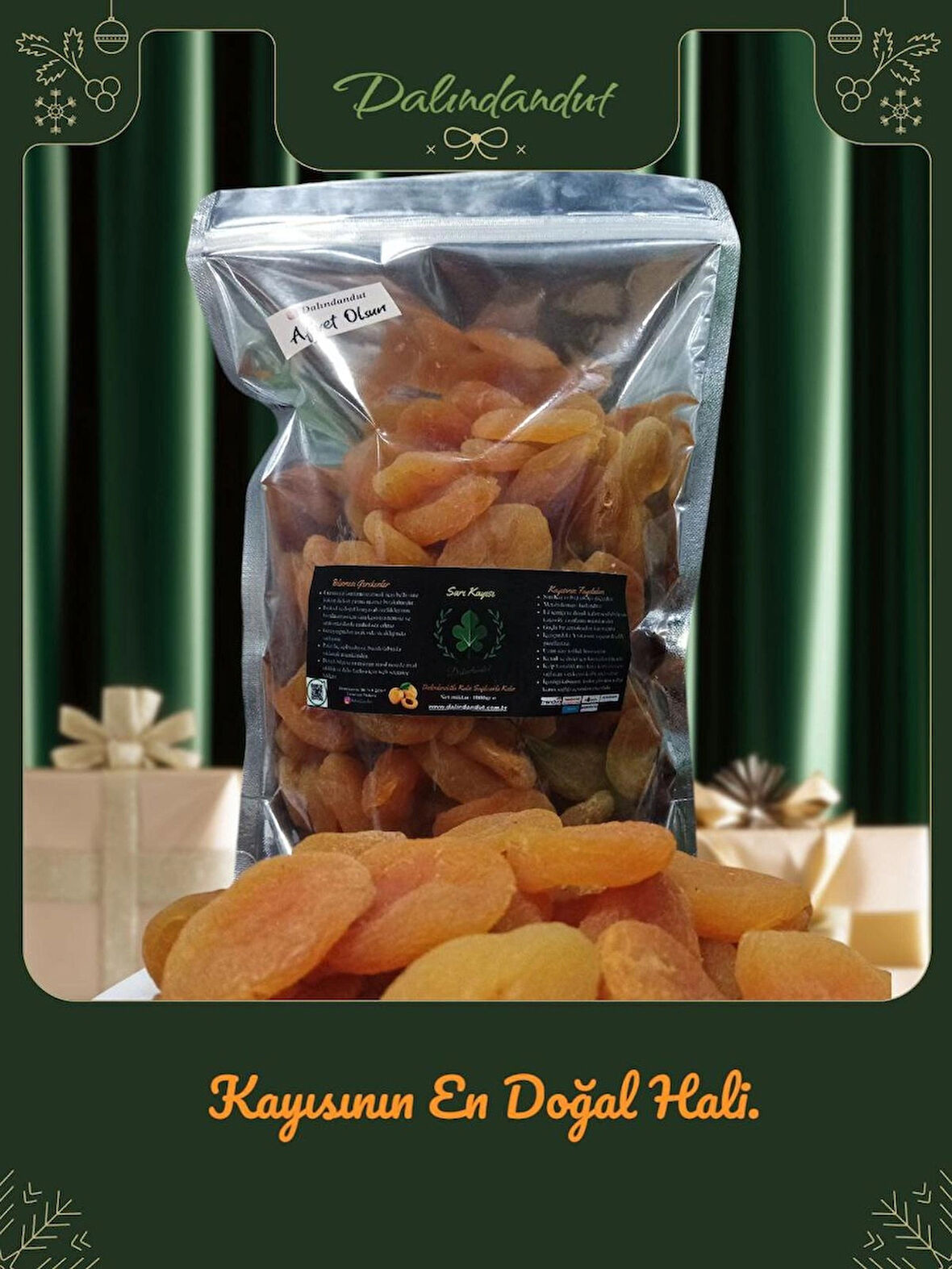 Malatya Sarı Kayısı Jumbo Boy 250 gr