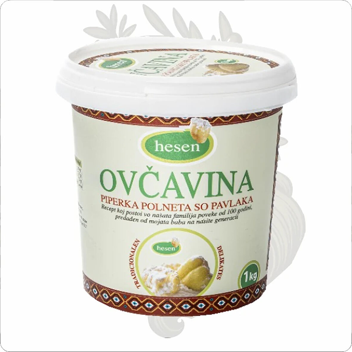 OVCAVİNA SOKA KAYMAKLI BİBER 1000 GR