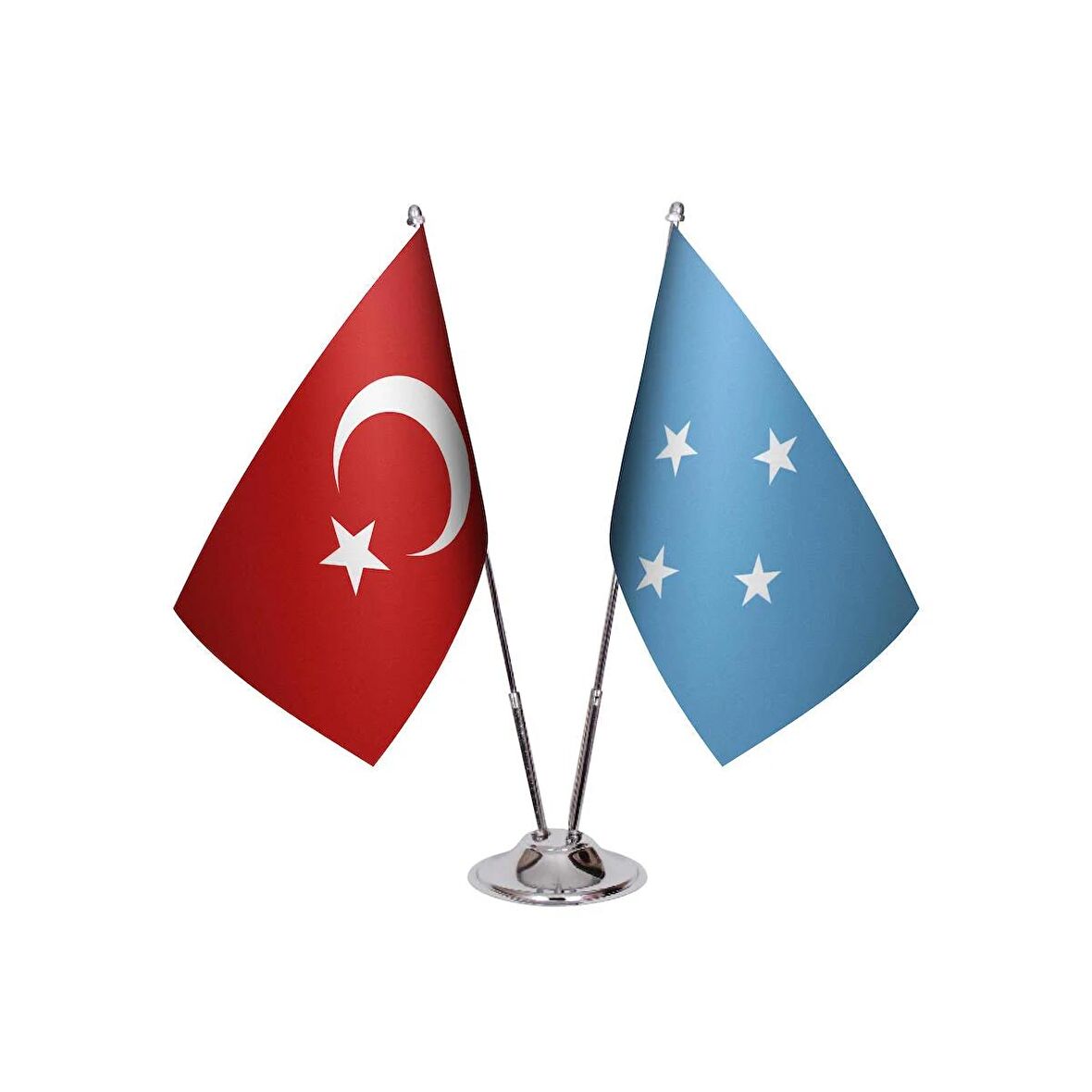 Mikronezya İkili Masa Bayrağı