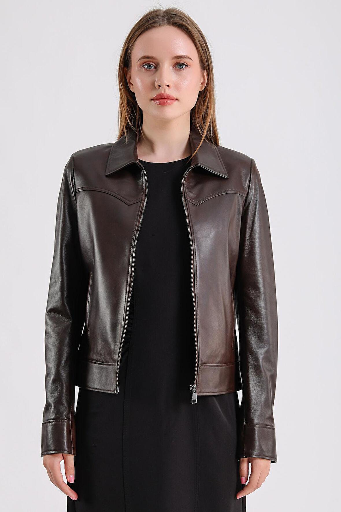 Carole Kadın Deri Ceket