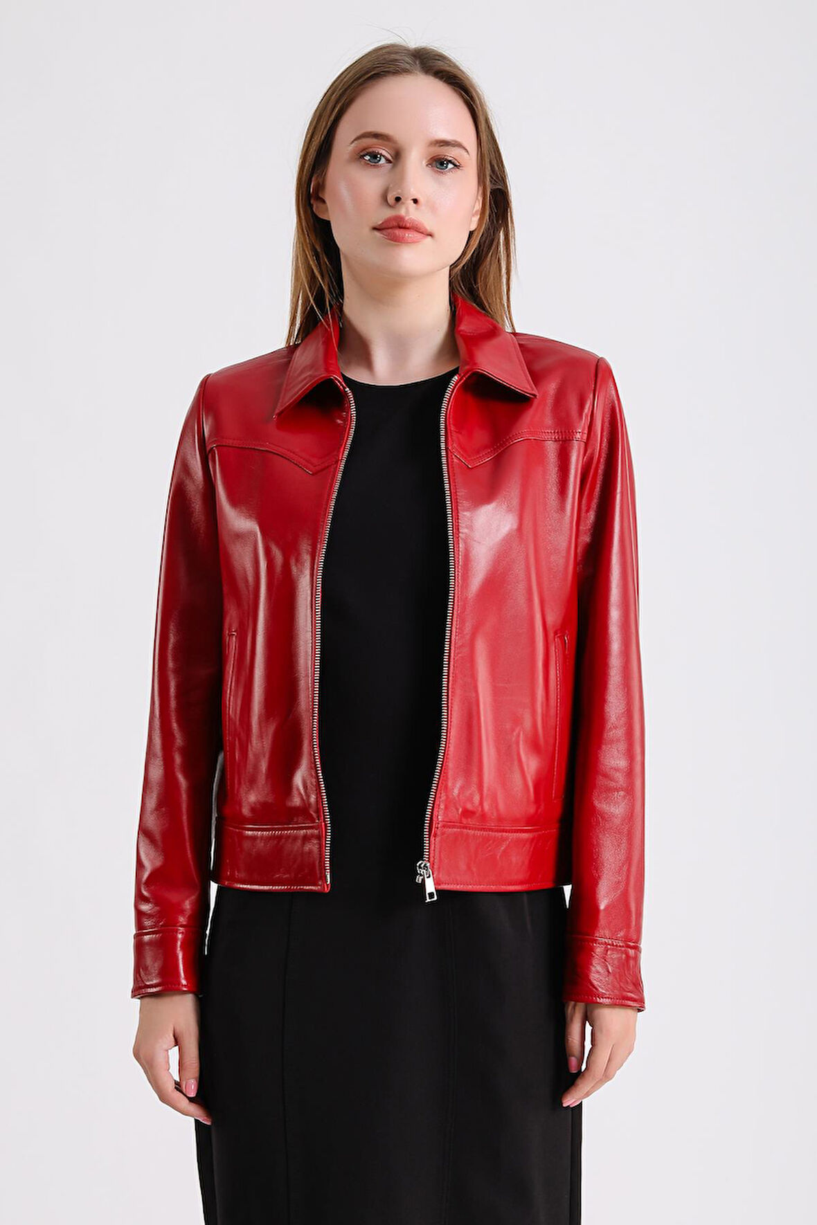 Carole Kadın Deri Ceket