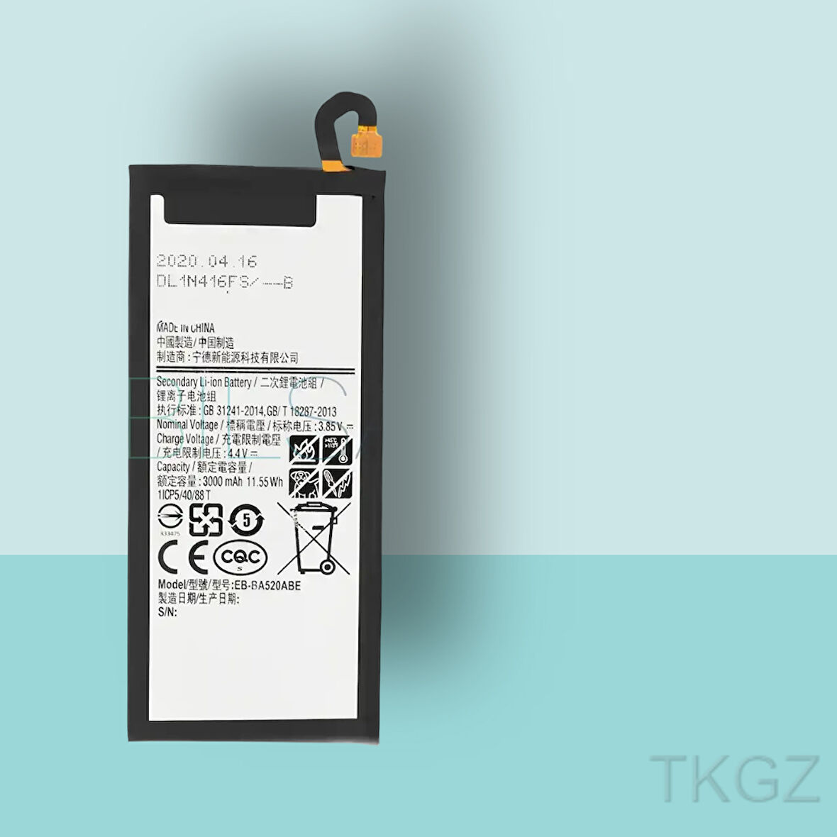 Tkgz - Samsung Galaxy A5 A520 Batarya Pil Orijinal Sıfır