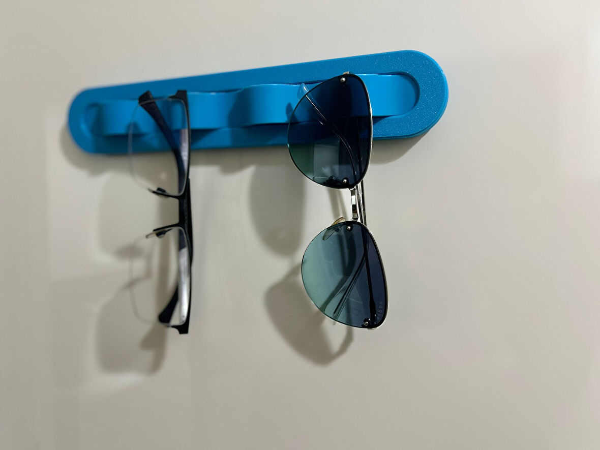 Gözlük Tutucu-Organizer - Duvar-Dolap-Masa Montaj Uygun