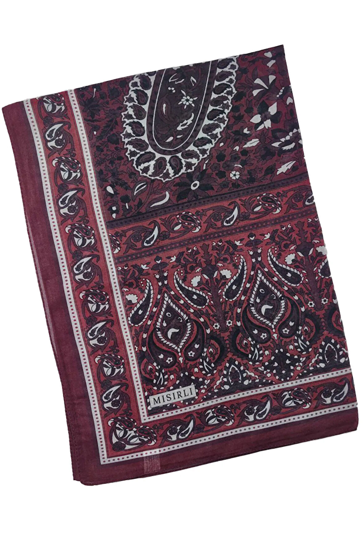 Mısırlı Eşarp Etnik Desenli Pamuklu Şal 75x190 cm