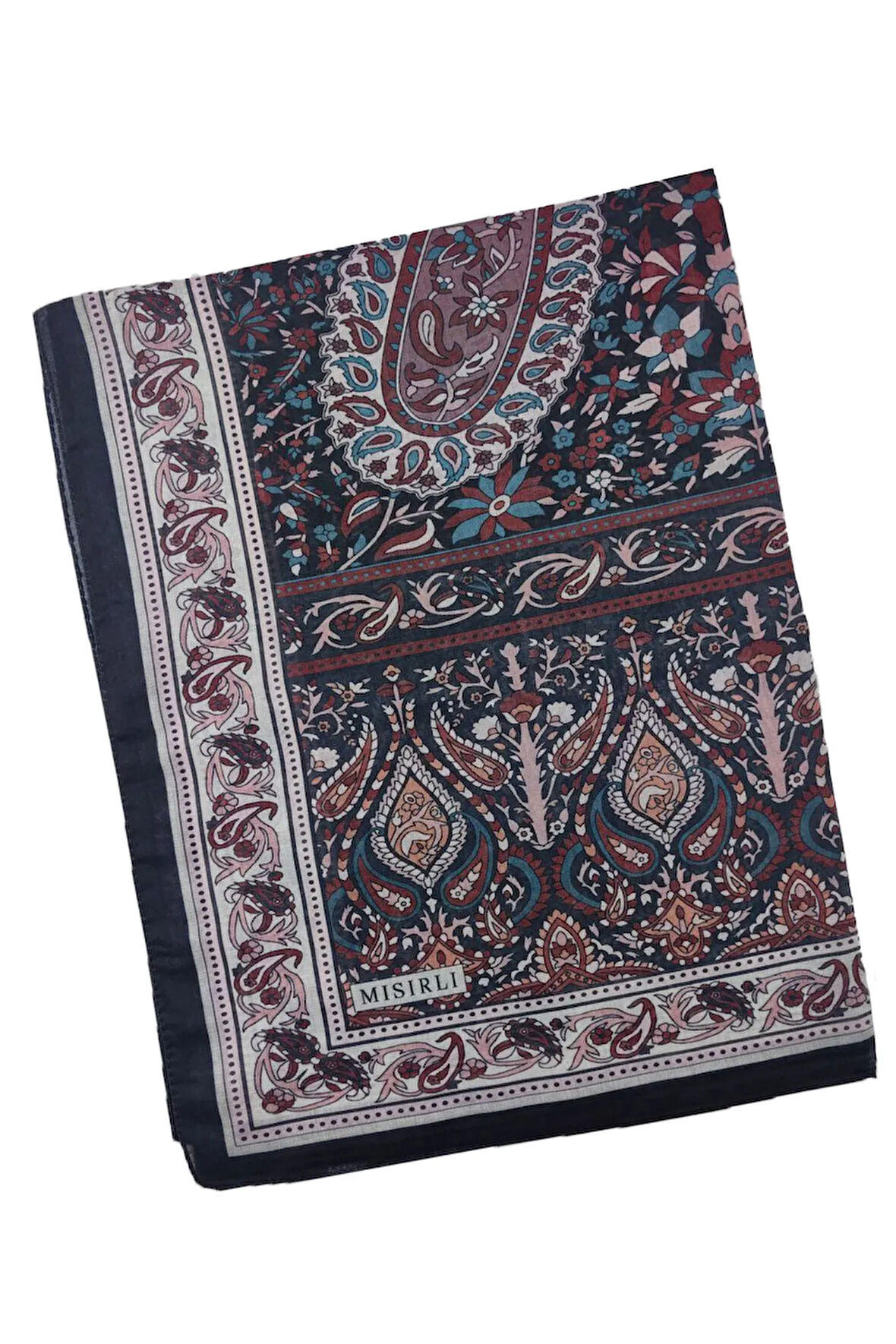 Mısırlı Eşarp Etnik Desenli Pamuklu Şal 75x190 cm