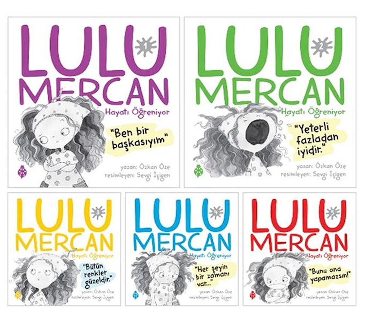 Lulu Mercan - Hayatı Öğreniyor Seti (5 Kitap)
