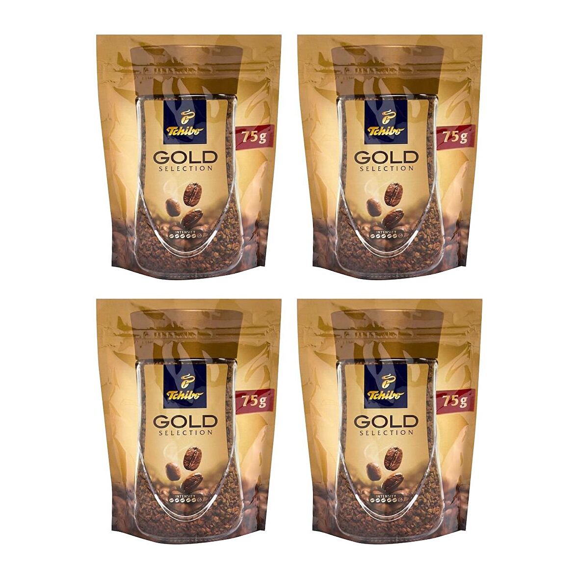 Tchibo Gold Selection Çözünebilir Kahve Ekonomik Paket 75 Gr 4'lü Paket