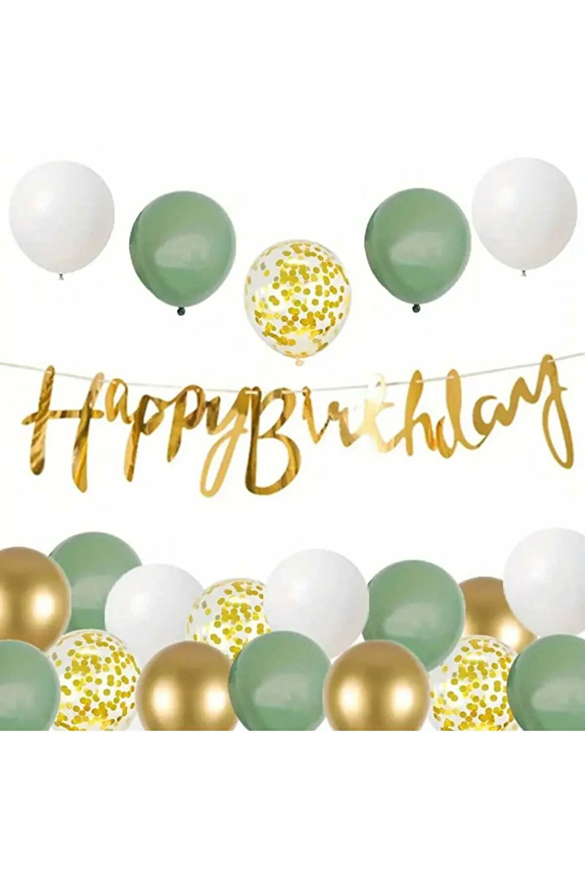 KÜF YEŞİLLİ BALON SET