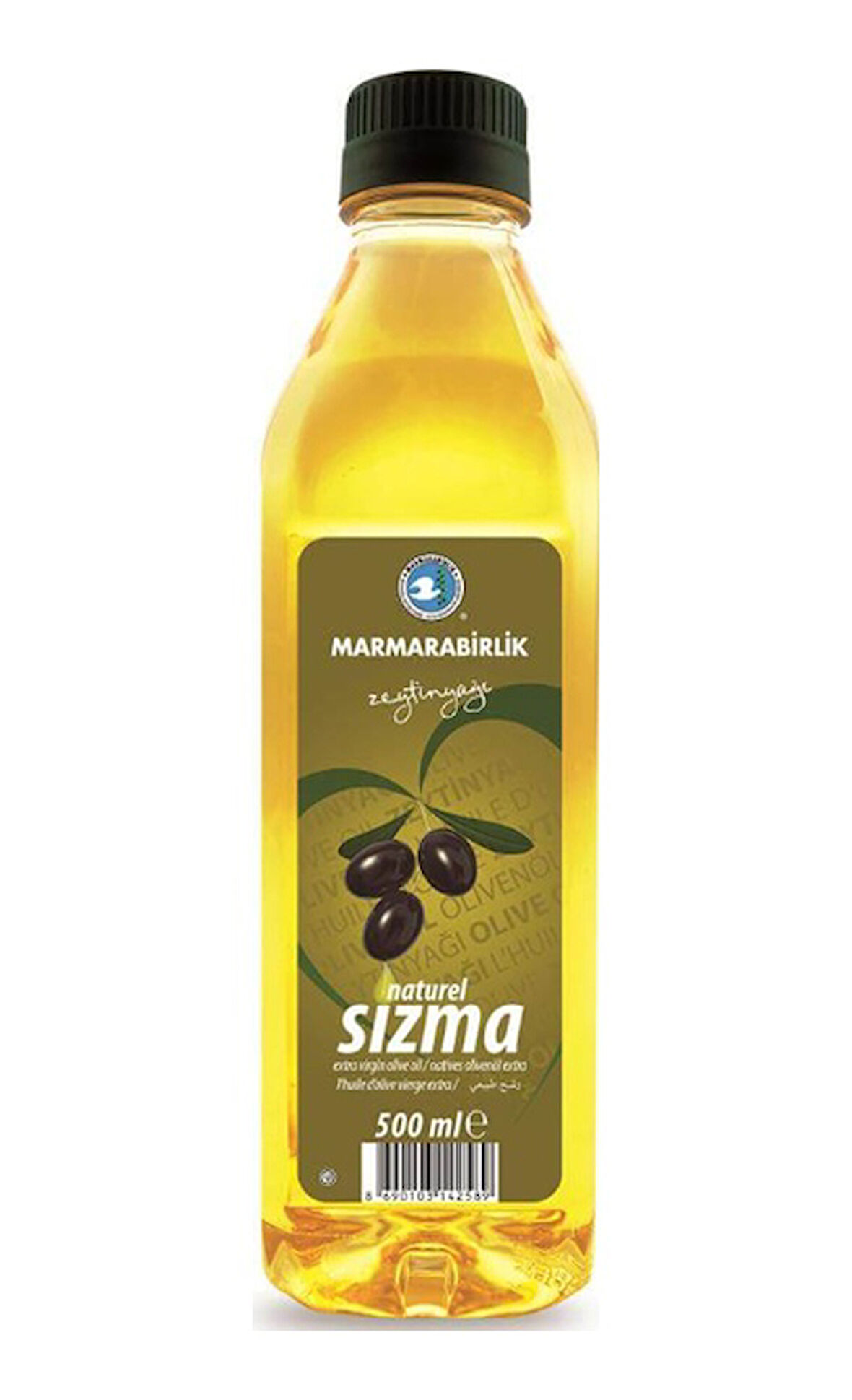 Marmarabirlik Naturel Sızma Zeytinyağı Pet 500 ML