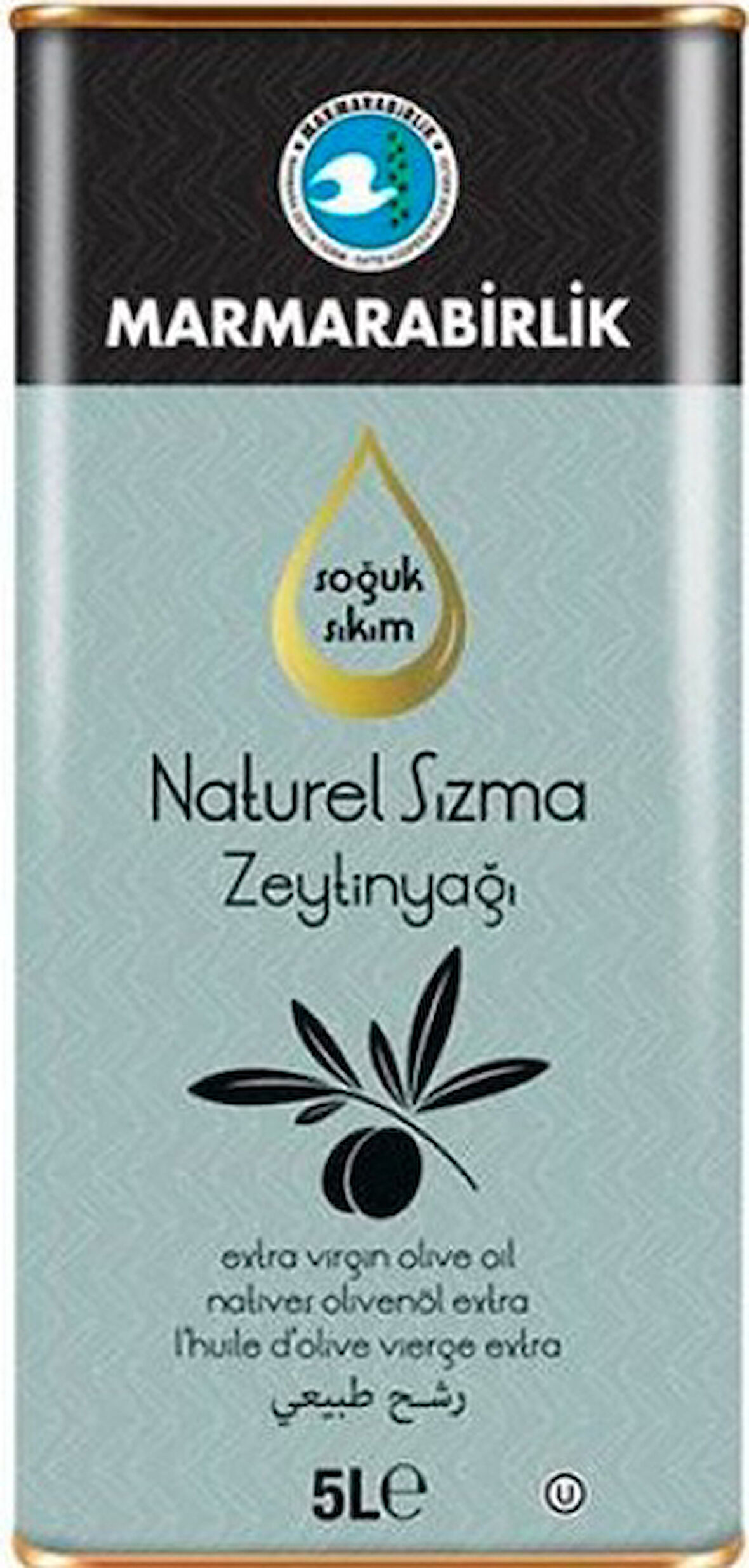 Marmarabirlik Naturel Soğuk Sıkım Sızma Zeytinyağı 5 L