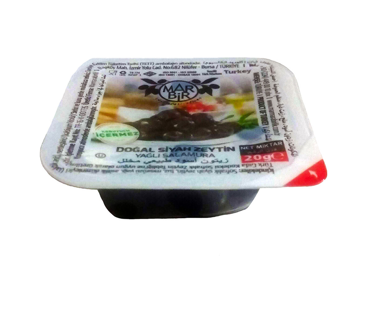 Marmarabirlik Kahvaltılık Piknik Siyah Zeytin 96 x 20 G