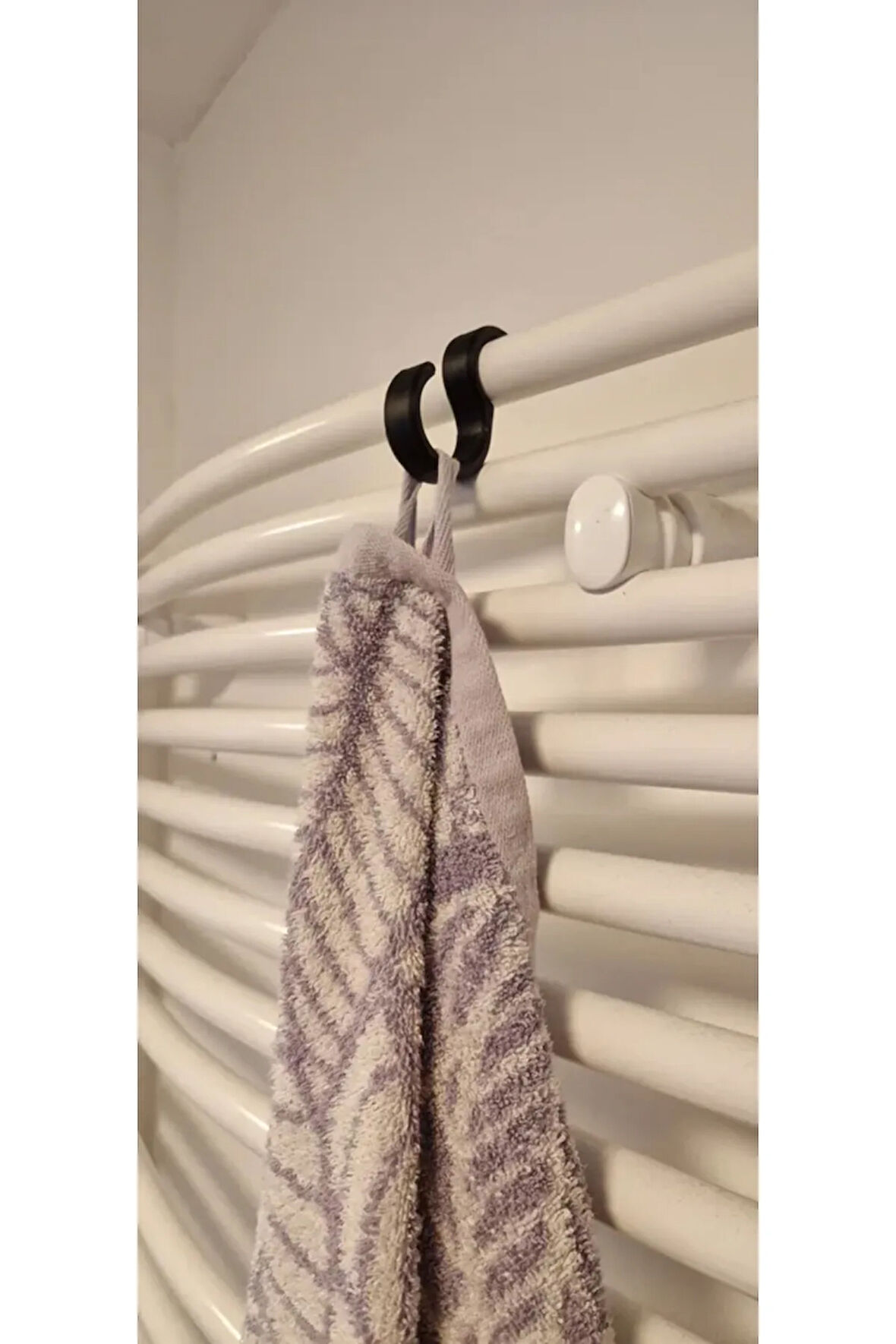 2 Adet Yuvarlak Radyatör Askısı Banyo Kancalı Askılık