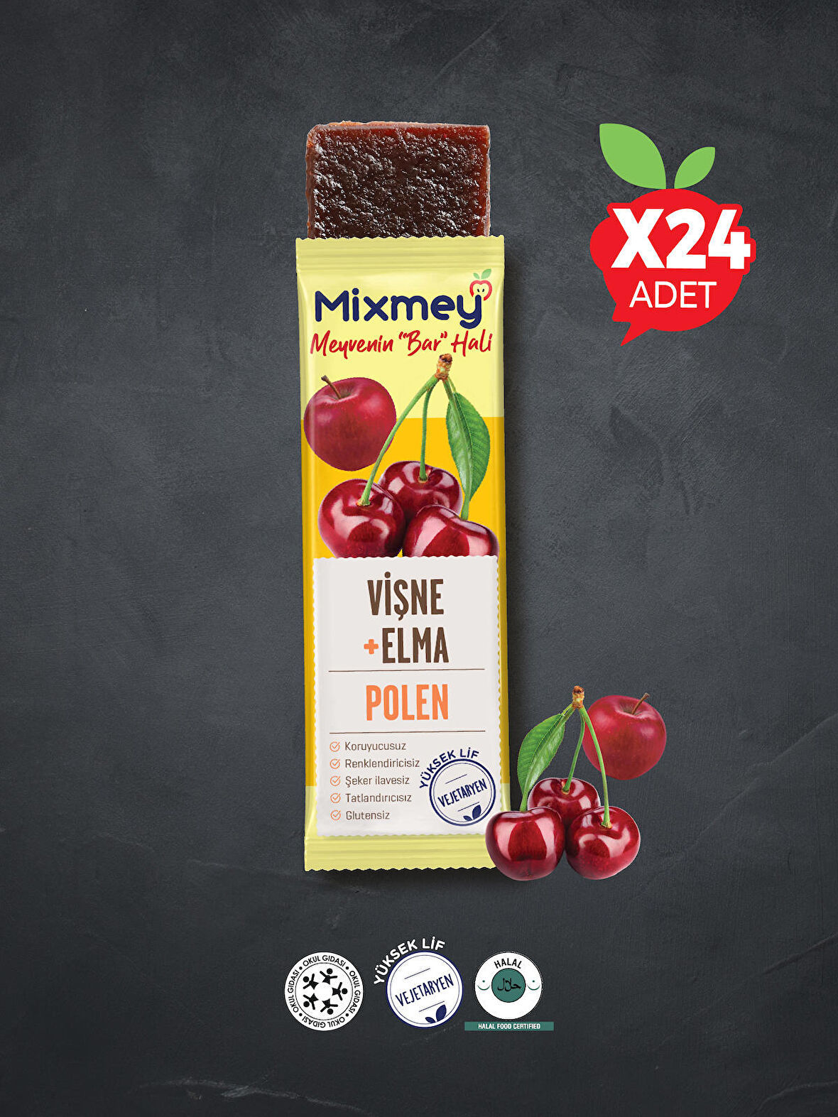 Mixmey Bee Vişne Polen 25GR* 24 ADET