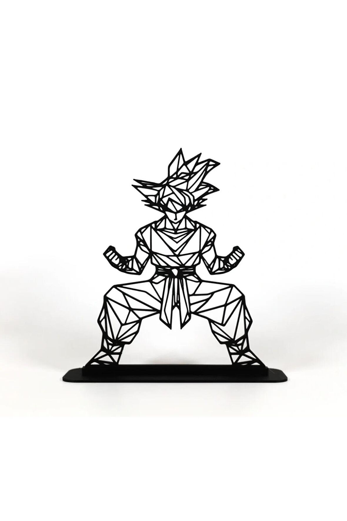 Goku Anime 15cm Plastik Masa Süsü Masa Dekorasyonu