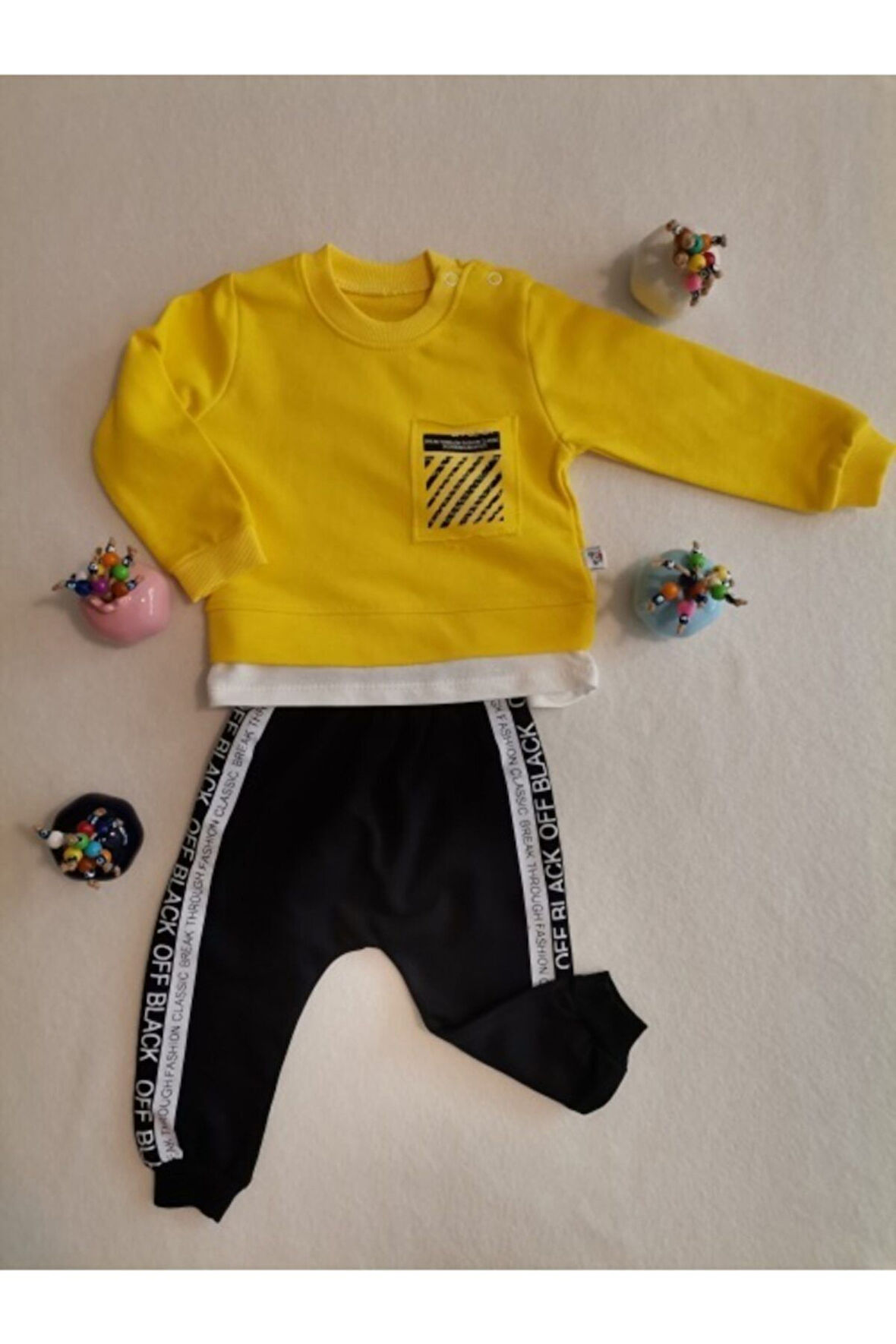 Erkek Bebek Bebek Takım 2'li