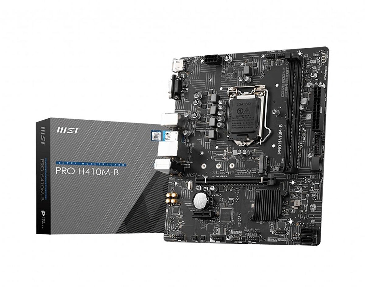 MSI PRO H410M-B SOKET 1200 DDR4 2933 M.2 VGA HDMI USB 3.2 MATX(OUTLET)