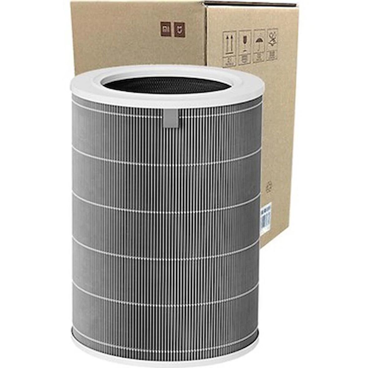 FAF FİLTRE Xiaomi Smart Air Purifier 4 Pro Uyumlu Filtre Hepa Karbon Gri High Efficiency Rfid