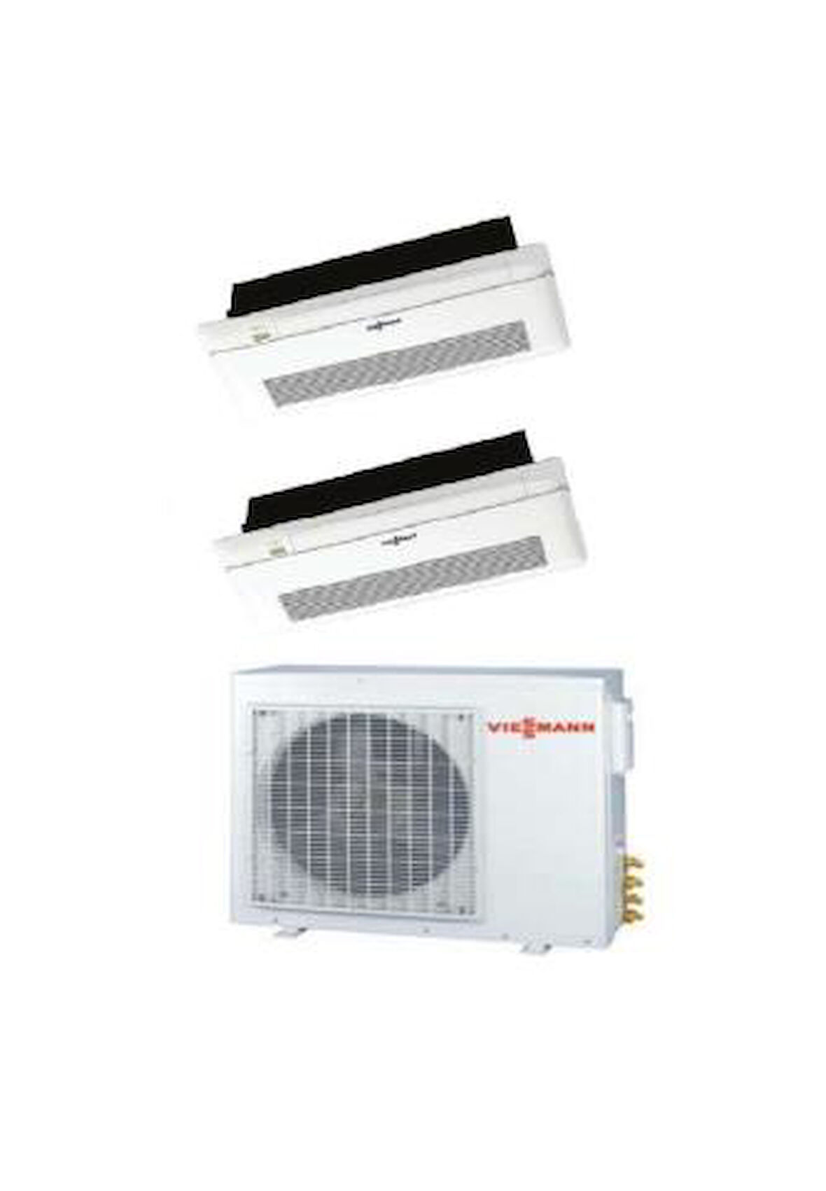 Viessmann Vitoclima Multi Tek Yön Kaset 1+2 Sistem (O4F3062M2) 9+9 Btu İç 6,8 kw Dış Ünite