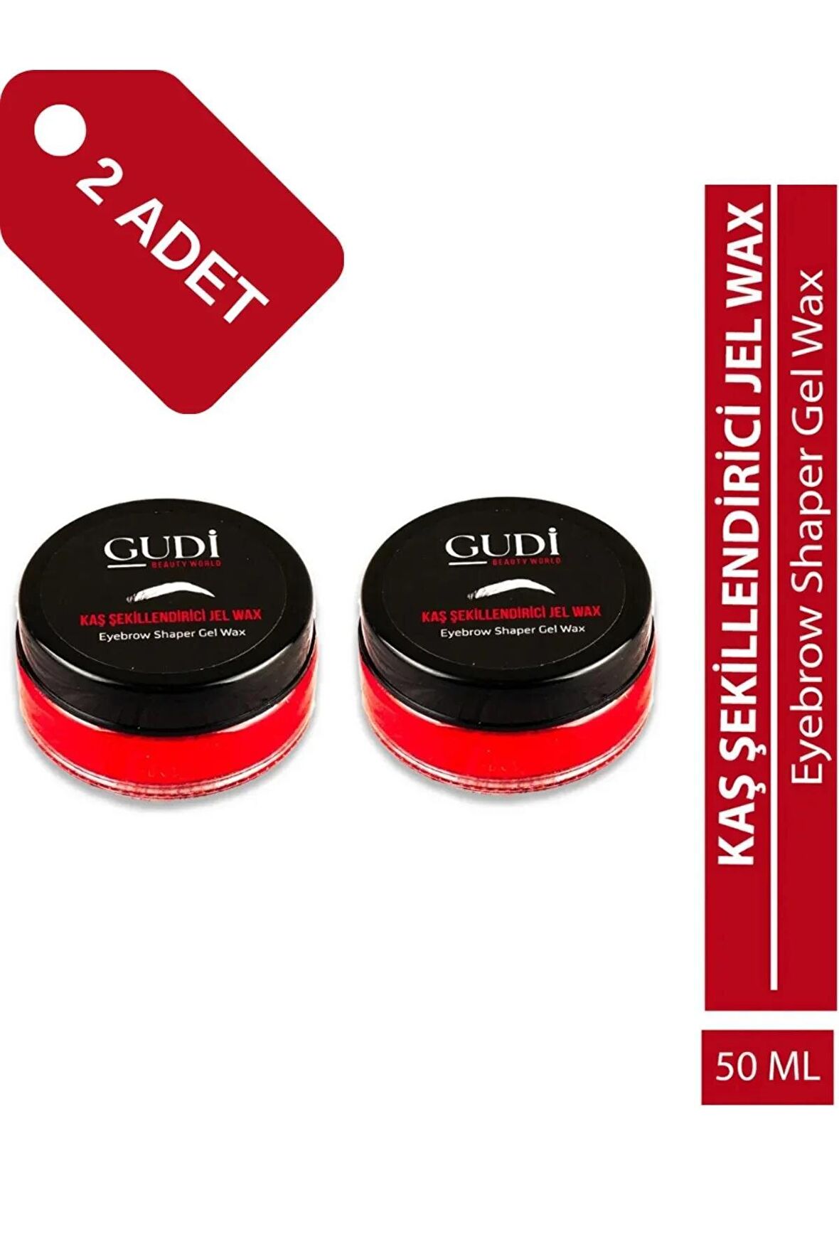  Kaş Sabitleyici Jel Wax 50 ml x 2 Adet