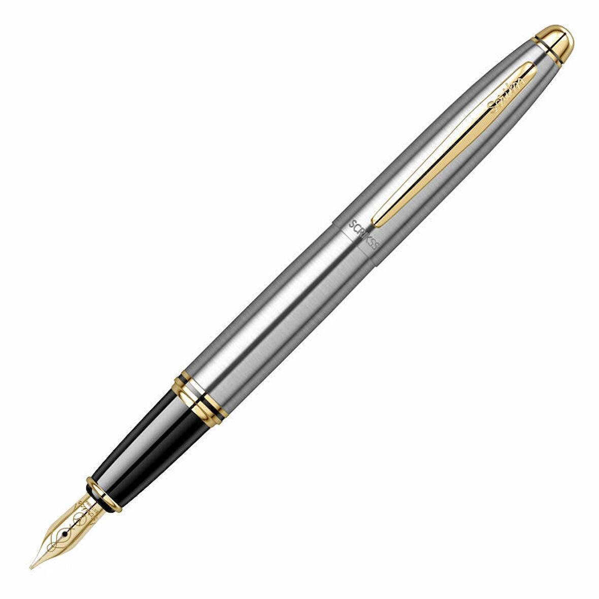 İsminize Özel Scrikss 88 Gold Krom Dolma Kalem