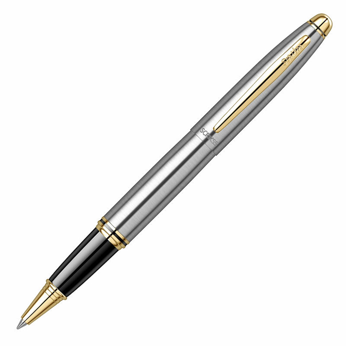 İsminize Özel Scrikss 88 Gold Krom Roller Kalem Kutulu 