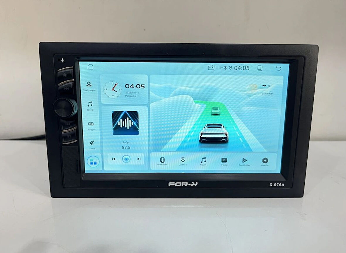 FOR-X X-975A 7 İNÇ ANDROİD ÜNİVERSAL DABIL TEYP