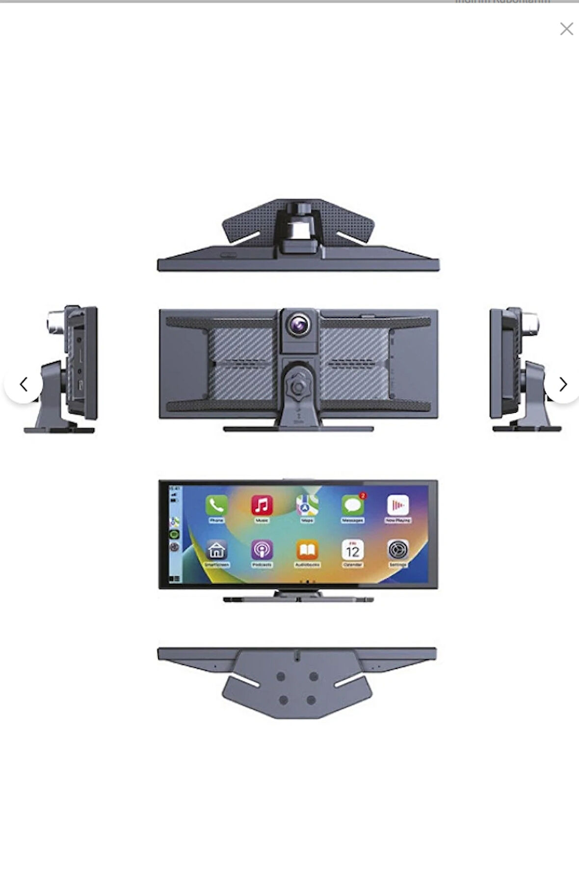 For-X X-10DVR WCP 10.25 İNÇ TORBİDO ÜSTÜ CARPLAY MONİTÖR KAMERA