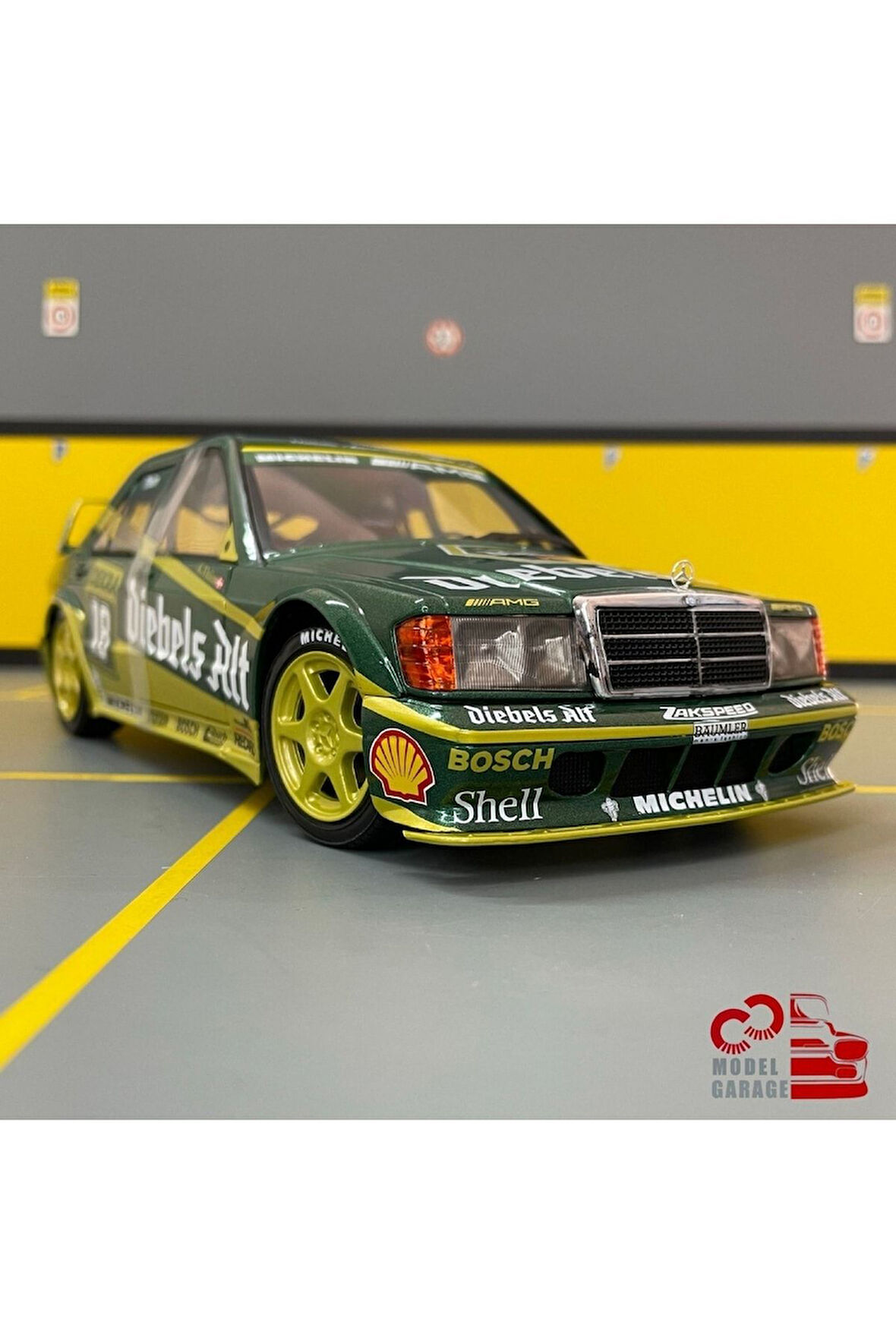 Mercedes 190 Evo Iı 1/18 Ölçek Diecast Metal Model Araba