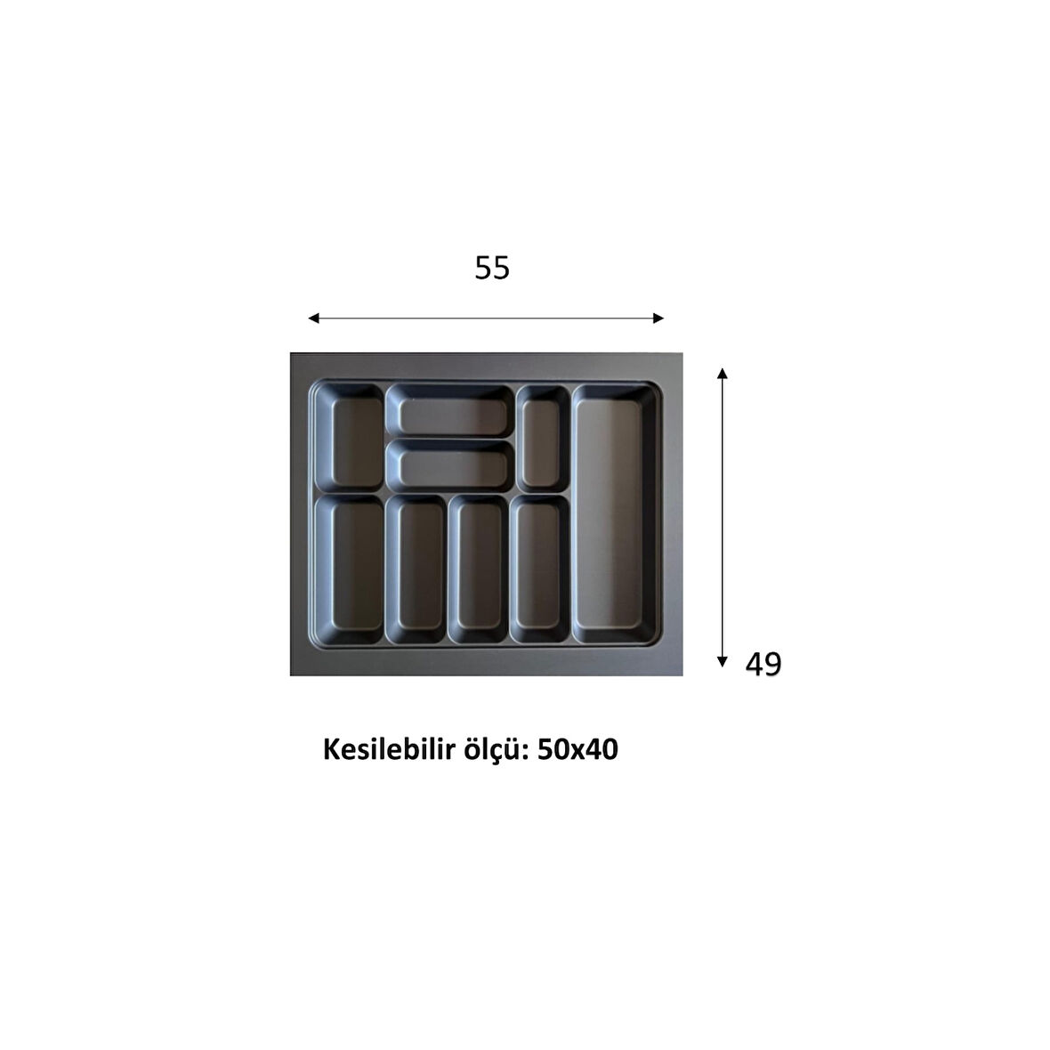 55x49 Eco Lüks Modüler Kaşıklık