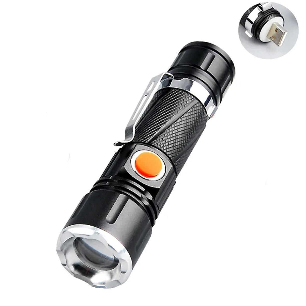 Led Şarjlı Mıknatıslı Usb El Feneri