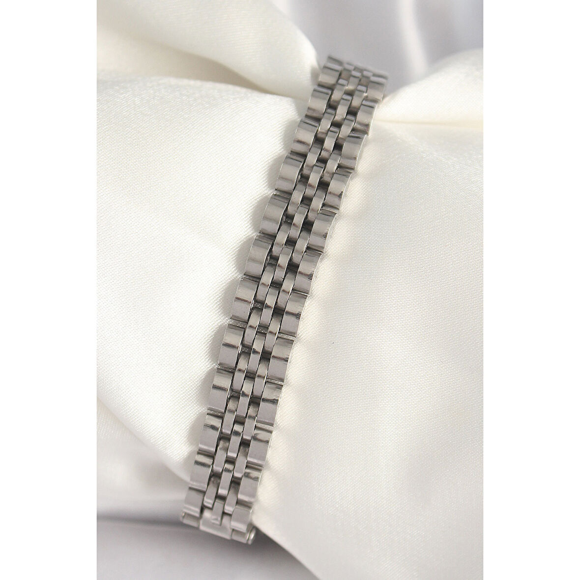 316L Çelik Gümüş Renk Zincir Model Erkek Bileklik