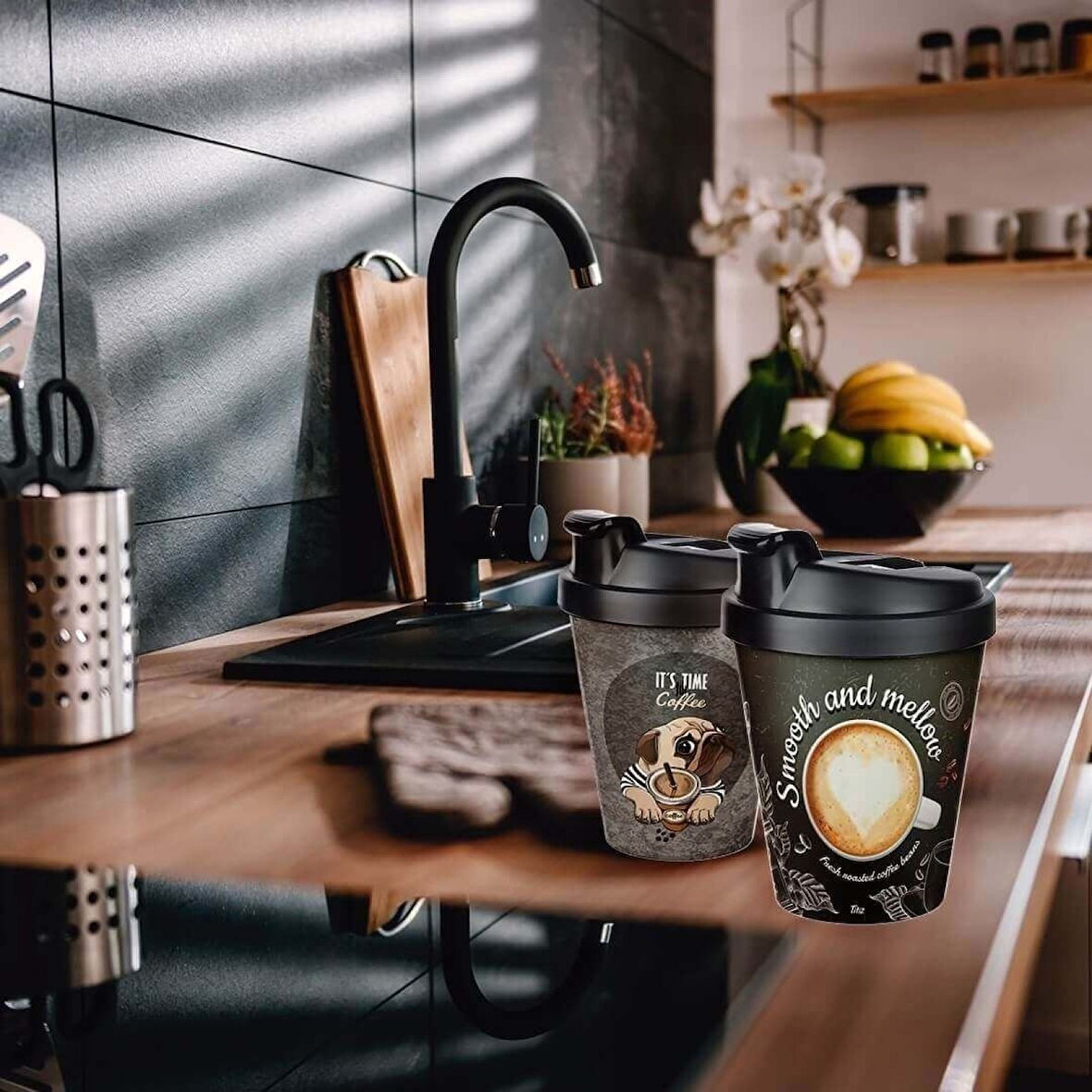 Kahve Bardağı - Termoslu 400ml