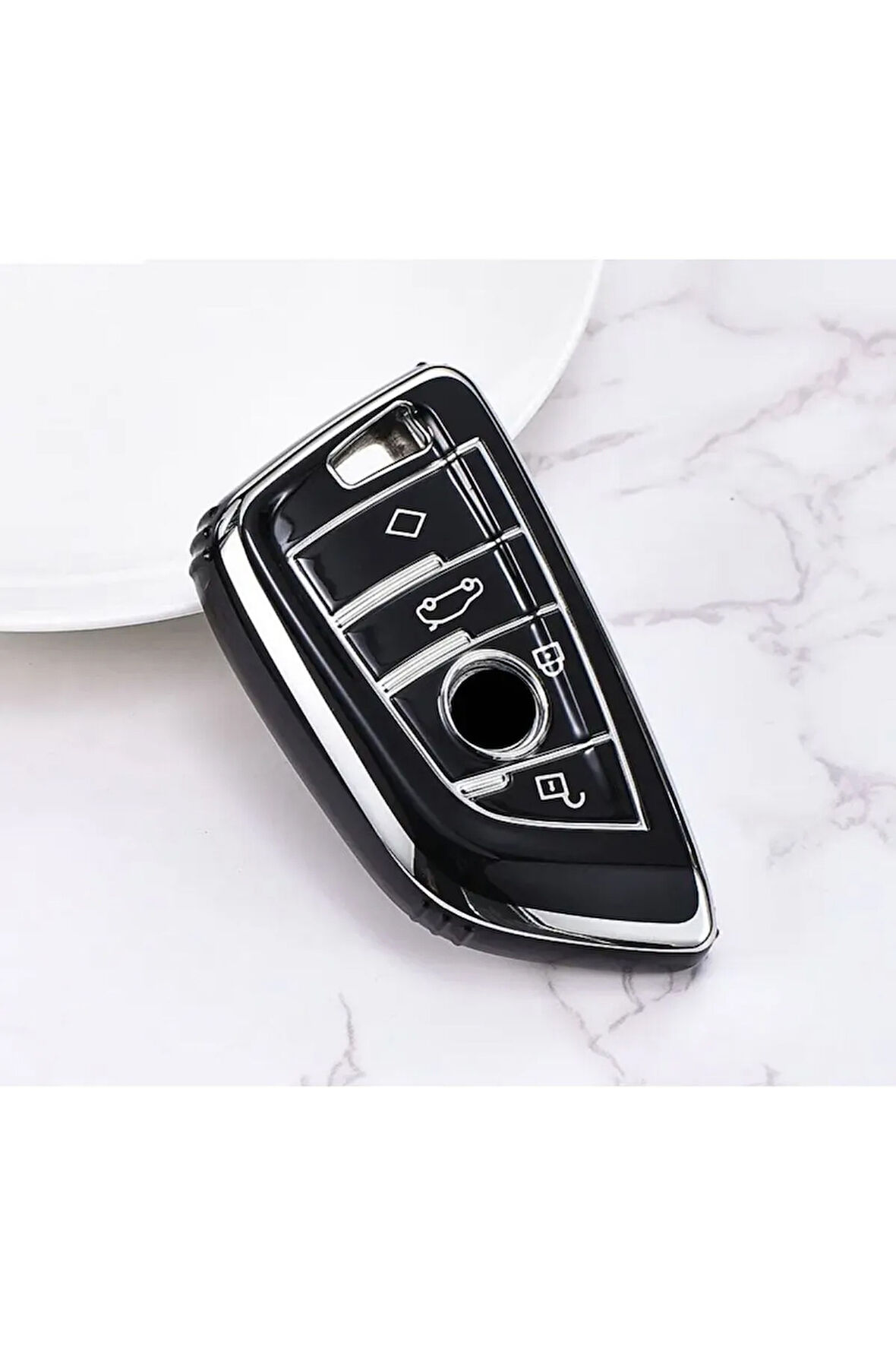 Bmw G11 Parlak Siyah Anahtar Kılıfı