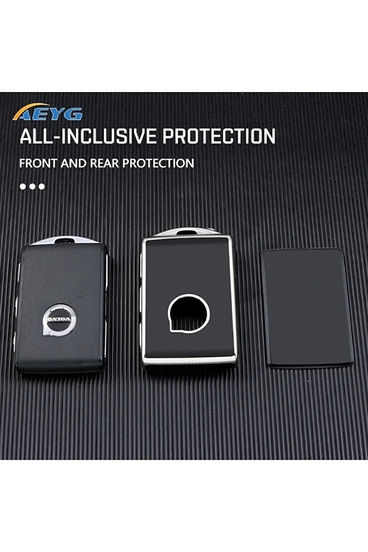 Volvo V60 Lüx Siyah Anahtar Kılıfı