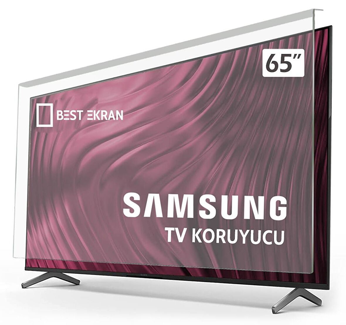 Samsung 65CU7000 Tv Ekran Koruyucu - Samsung 65" inç 163 cm 165 Ekran Koruyucu 65" CU7000