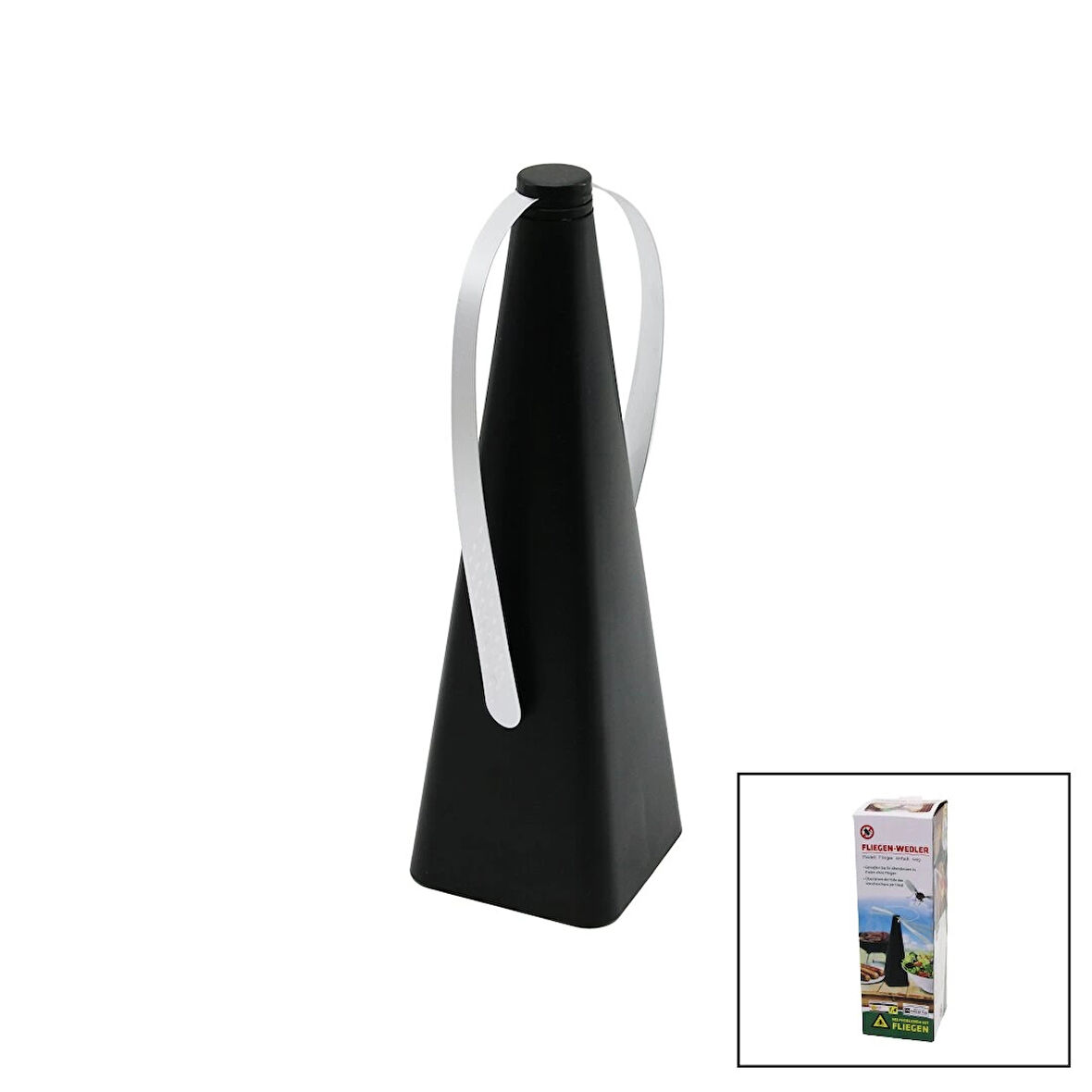 PİLLİ  SİNEK KAÇIRAN  PVC KANATLI  MAKİNE PİRAMİT ŞEKİL=TABAN=8 X 8CM  YÜKSEKLİK: 25CM (5365)