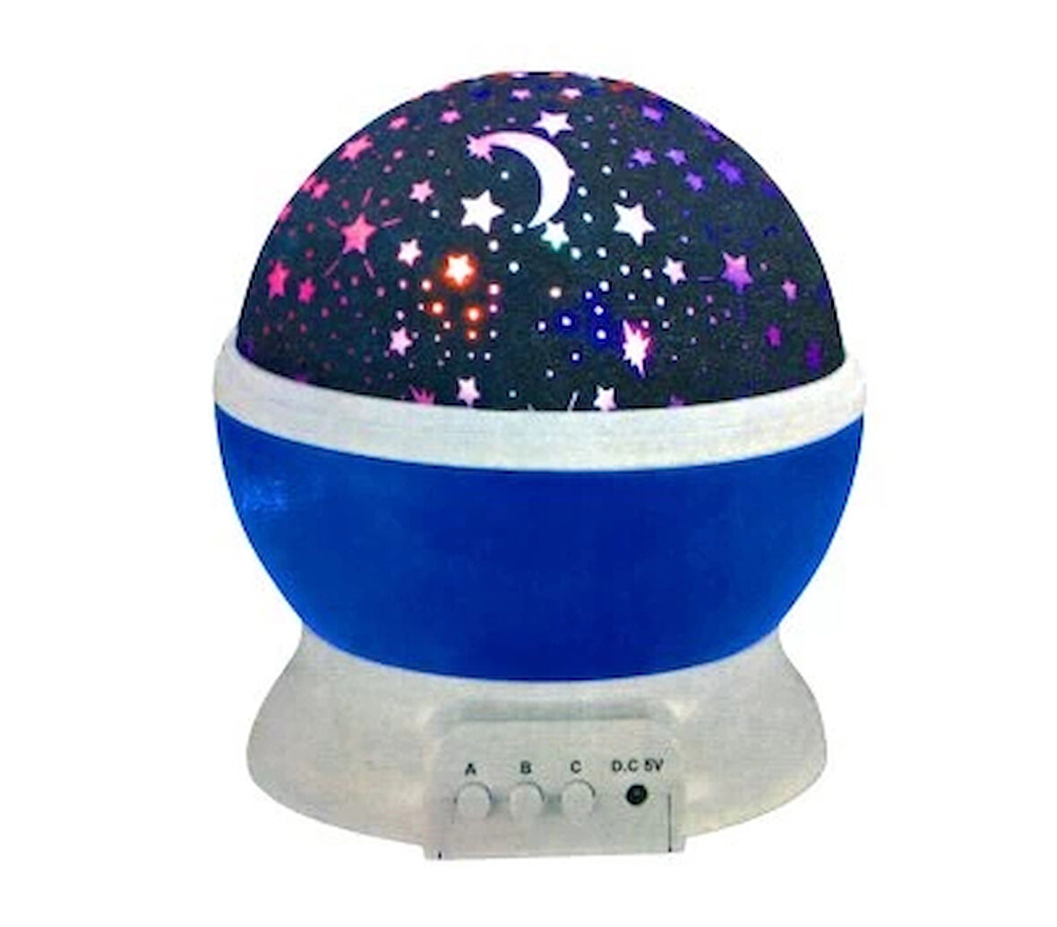 STAR MASTER PİLLİ DÖNERLİ GECE LAMBASI (5365)