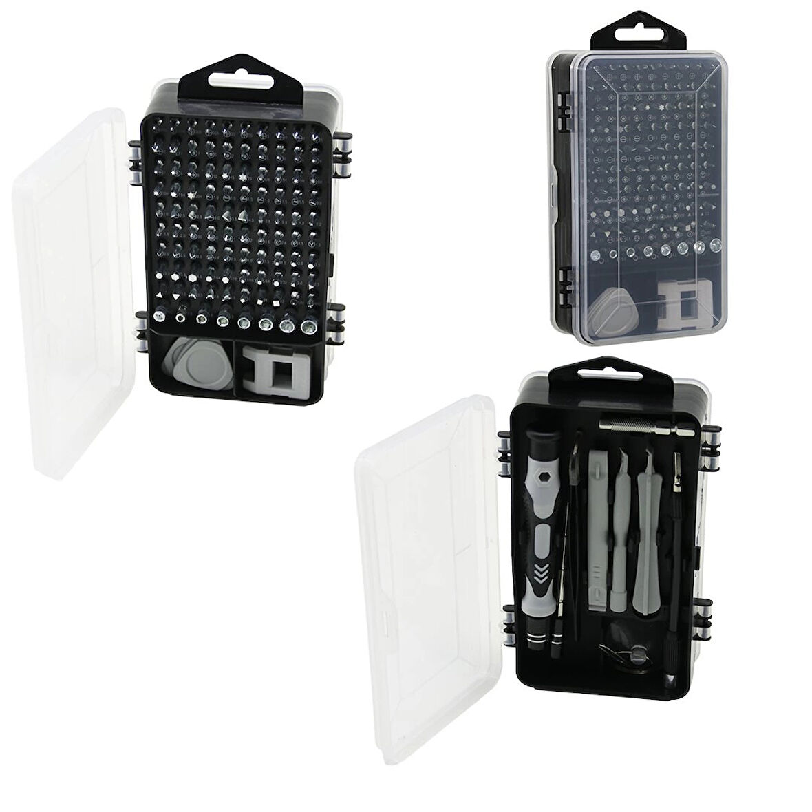 115İN1  SAATÇİ - TELEFONCU BİTS TORNAVİDA SETİ 98PCS UÇ + 1-T.VİDA SAPI + TELEFON APARATLARI (5365)